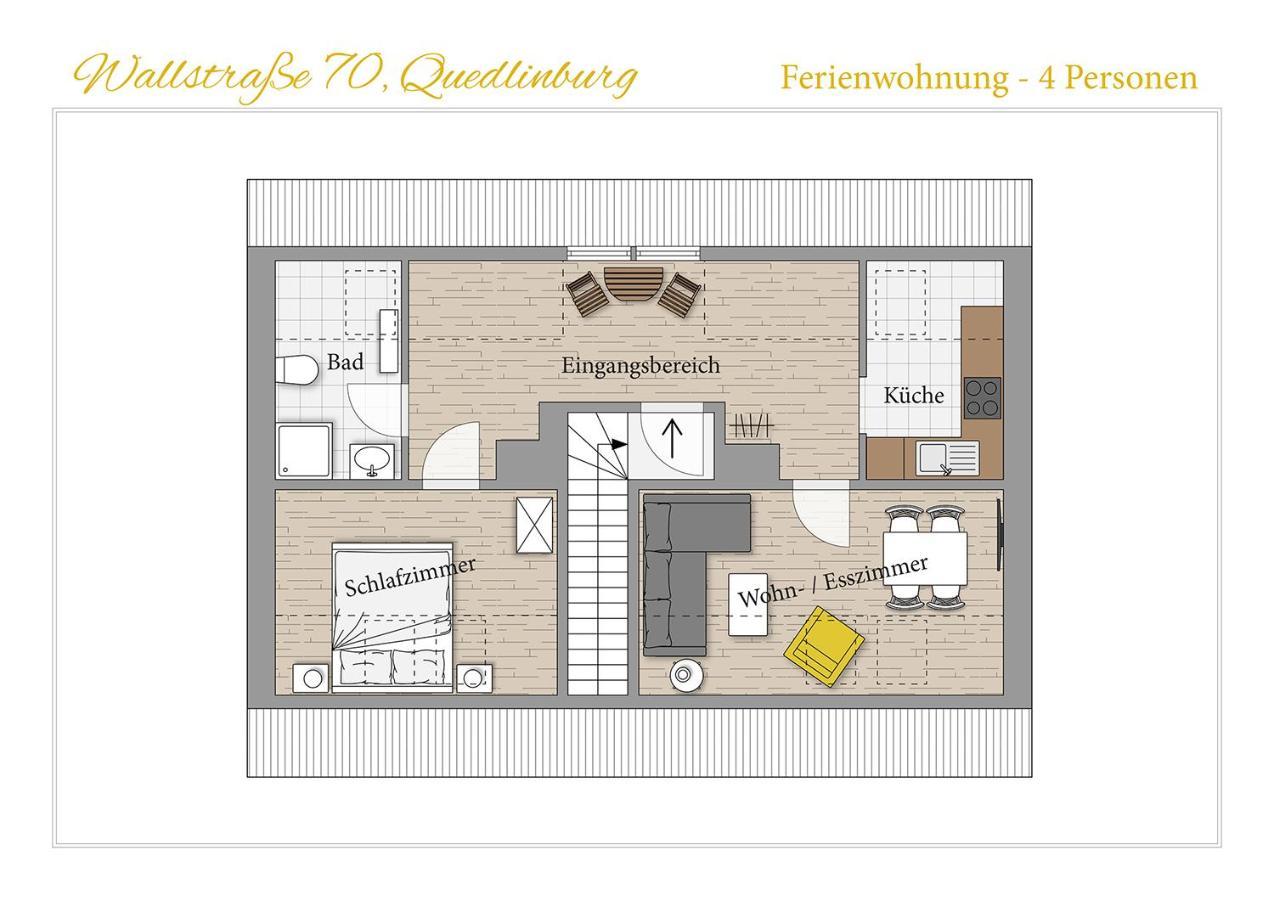 Ferienwohnung Quedlinburg Harz Exterior photo